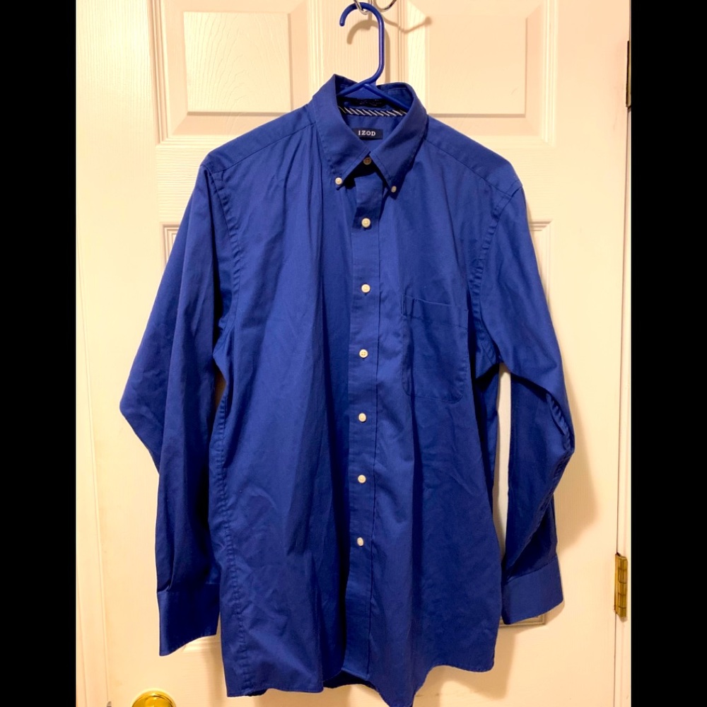 Men’s Izod button up dress shirt size 15.5, 32/33